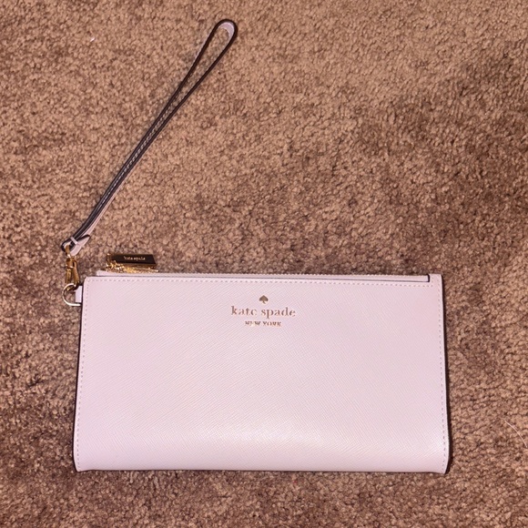 kate spade Handbags - Kate Spade Madison Lavender Leather Double Zip Wallet Wristlet